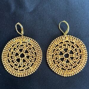 Vintage Joan Rivers Beaded Earrings